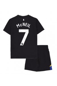 Everton Dwight McNeil #7 Jalkapallovaatteet Lasten Kolmas peliasu 2025-26 Lyhythihainen (+ Lyhyet housut)